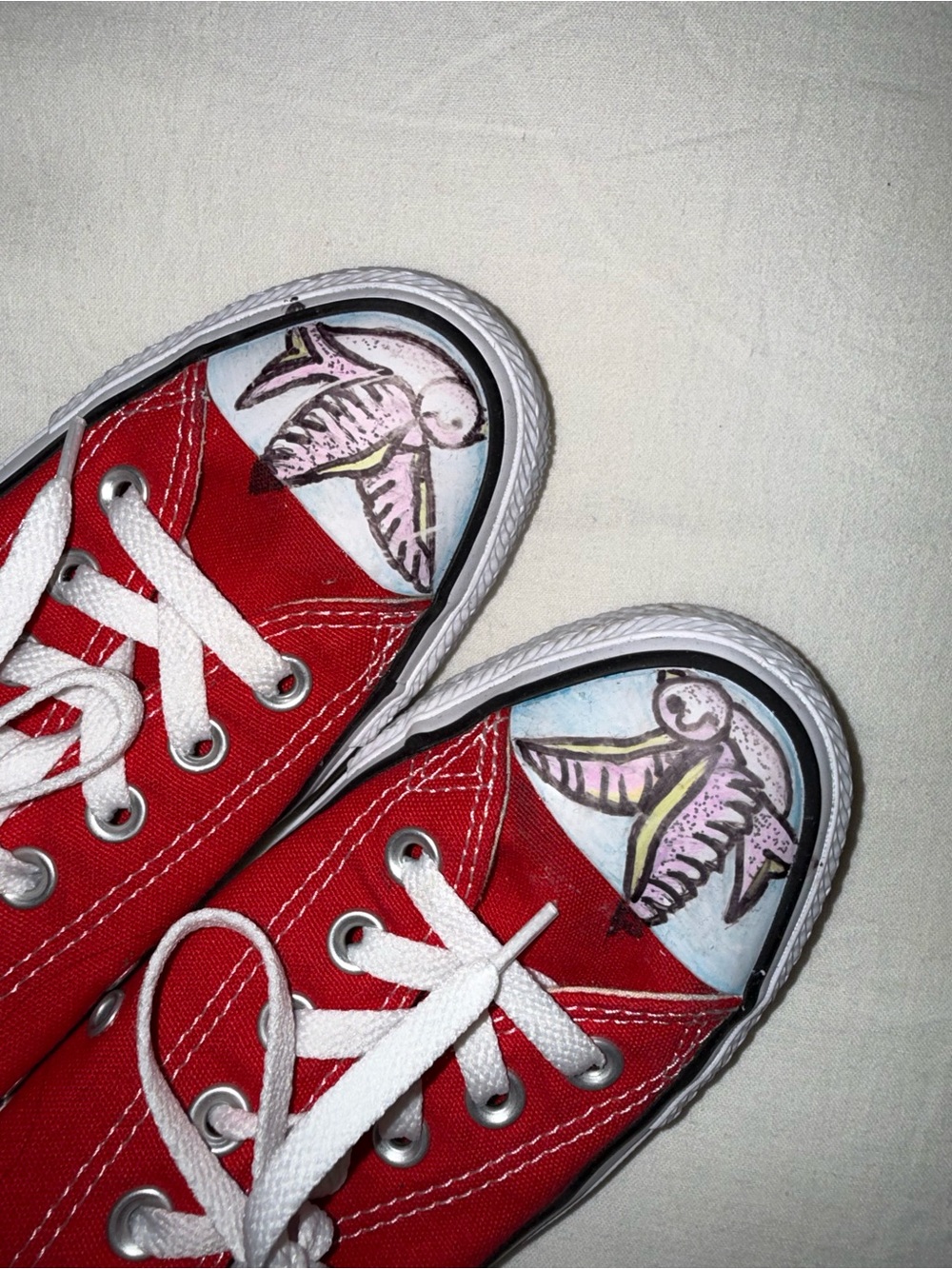 Red Converse - Picture 2 of 5